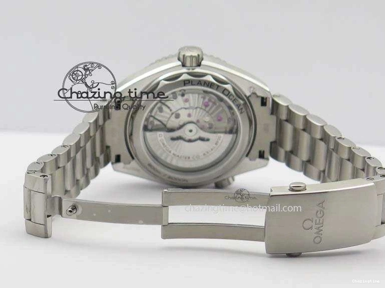 0309 Trendy 2016 Planet Ocean 43.5mm SS V6F Best Edition Black Dial On SS Bracelet A 8210